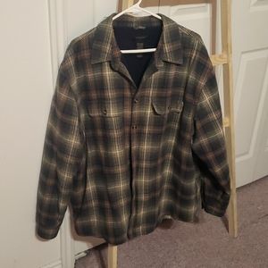 Vintage Covington Lined Flannel Plaid Shirt/Jacket Mens Size XL